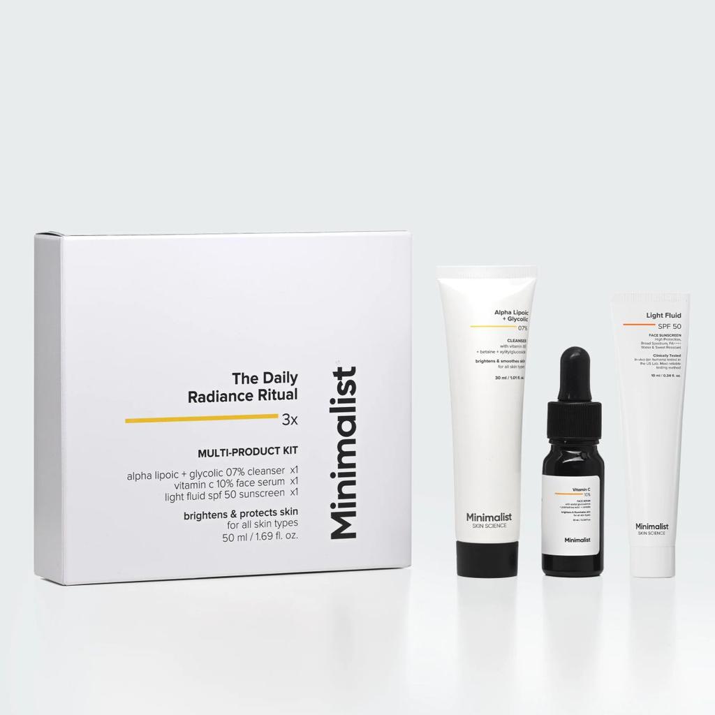 The Daily Radiance Ritual 3x Kit 50ml