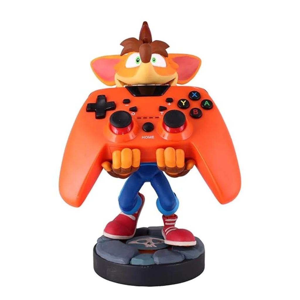 Crash Bandicoot Gaming Controller And Phone Holder | Official Licensed Cable Guys Figure