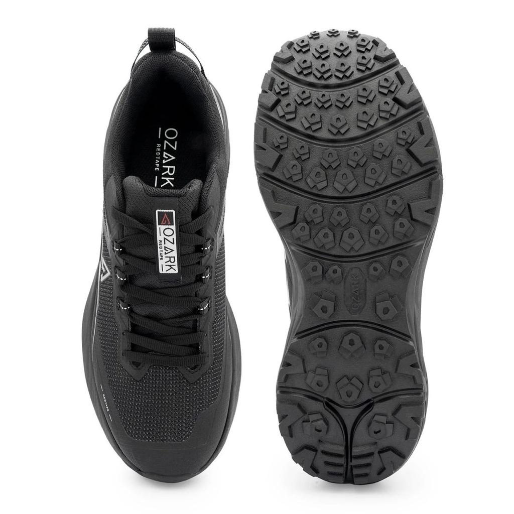 Ozark Black Hiking Shoes for Men | Low-Cut Outdoor — photo 5