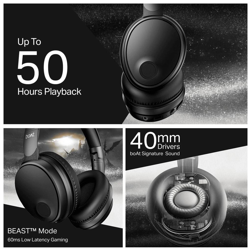 boAt Rockerz Trendz | Wireless Headphones with 50 Hours Playback, BEAST™ Mode & ENx™ Calling — photo 8
