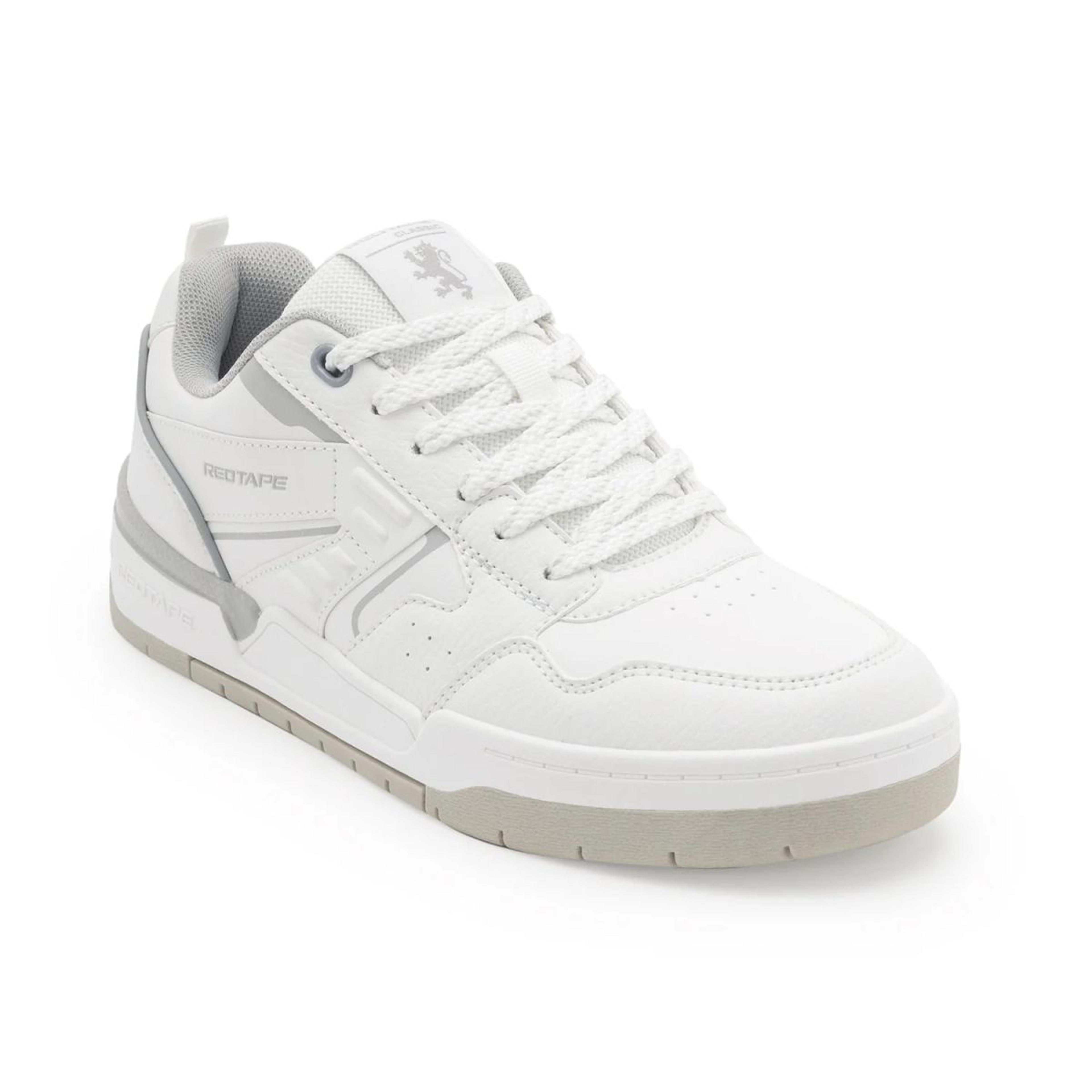 Sneakers for Women in Grey and White | Casual Low-Cut Lifestyle Shoes.