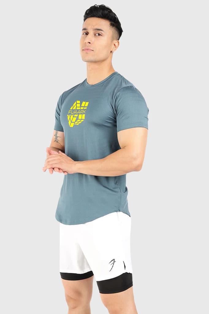Revolve T-shirt Arctic Blue — S