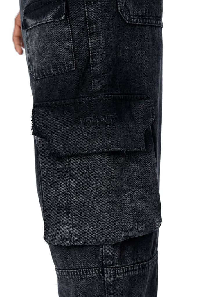 Machine Denim Cargo Pants_Royal Enfield x Urban Monkey — photo 3