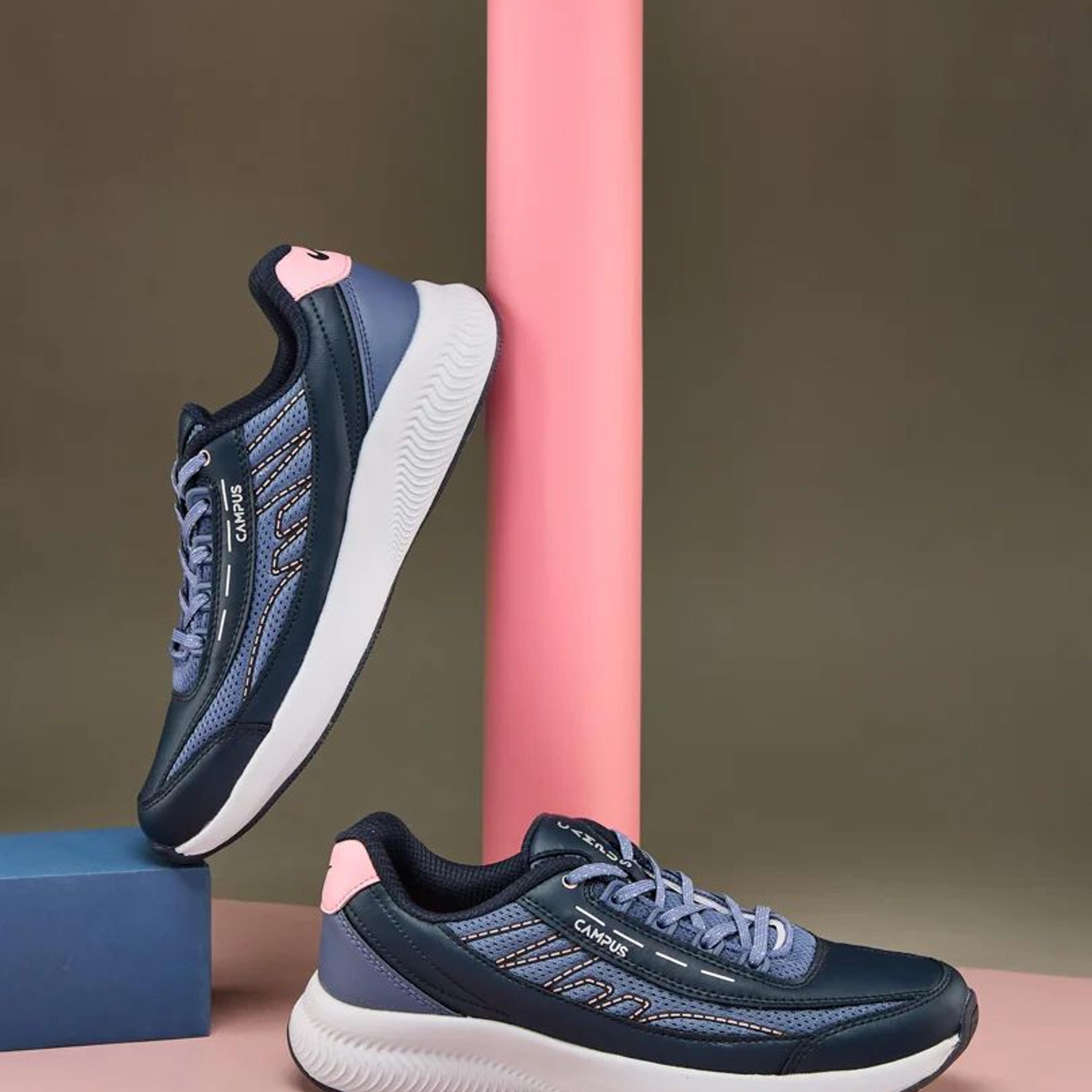 FLAIR Navy Women's Running Shoes