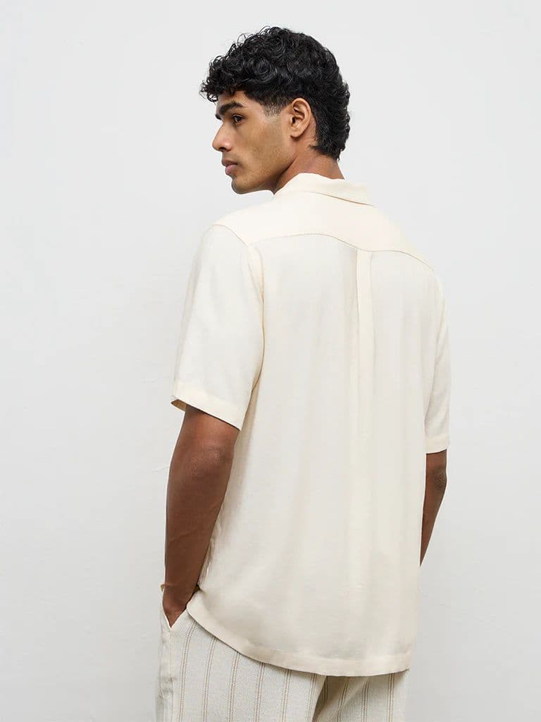 ETA Off-White Scenic-Printed Relaxed-Fit Shirt — photo 4