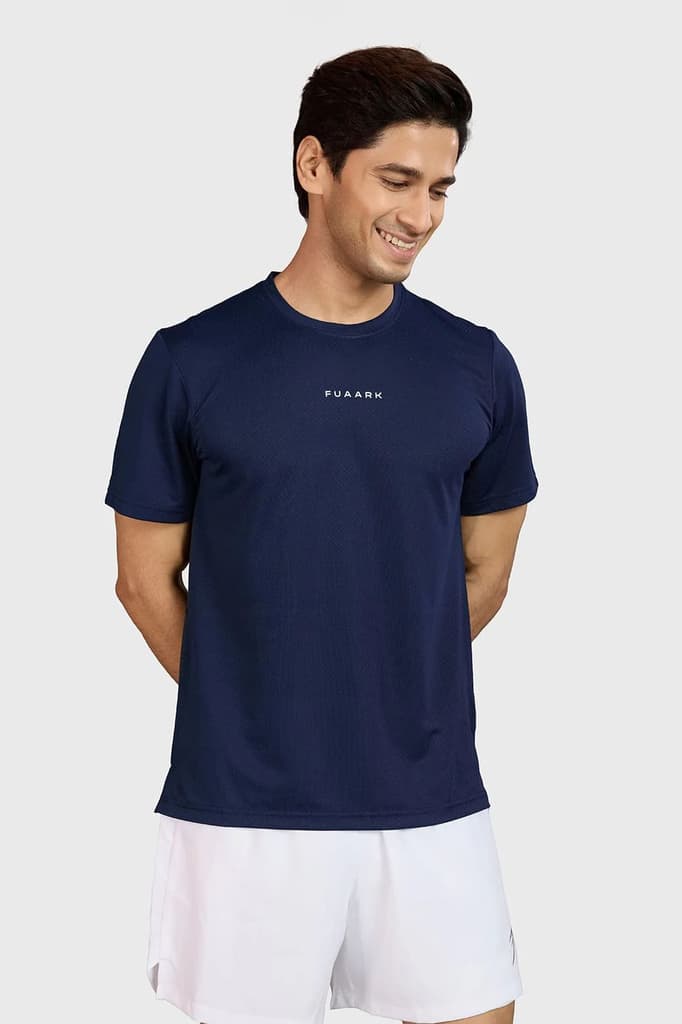 Slate Running T-shirt Navy — S