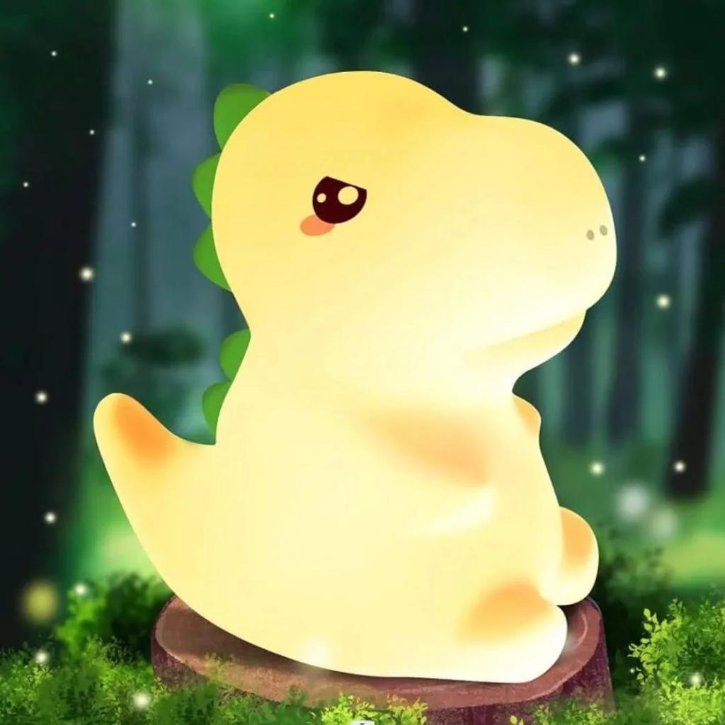 Little Dino Night Light – Rechargeable Touch LED Lamp for Kids
