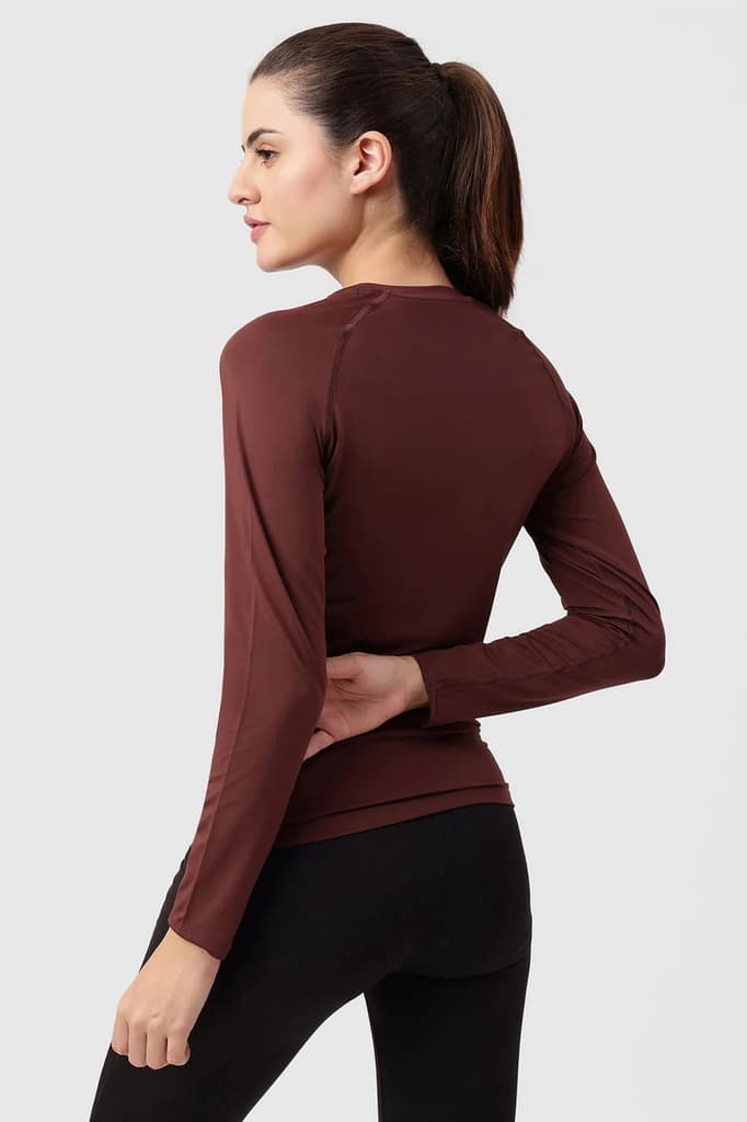 Compression Full T-shirt Brown — photo 7