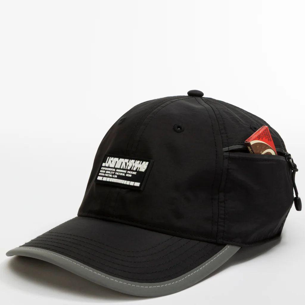 Foldable Outdoor Cap with Pocket // Black