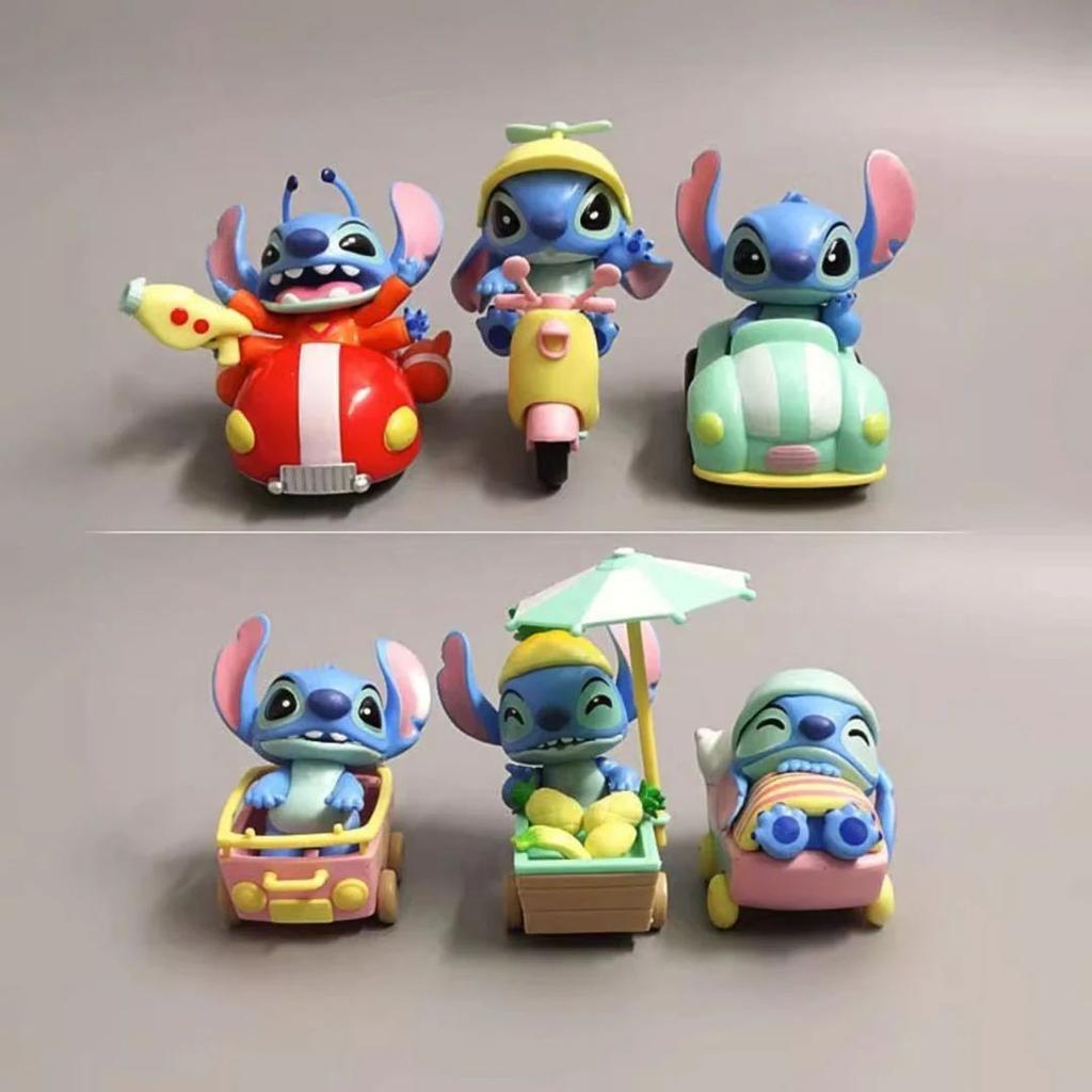 Stitch Riding Adventure PVC Figure – Cute Alien on Vehicle Series — photo 2