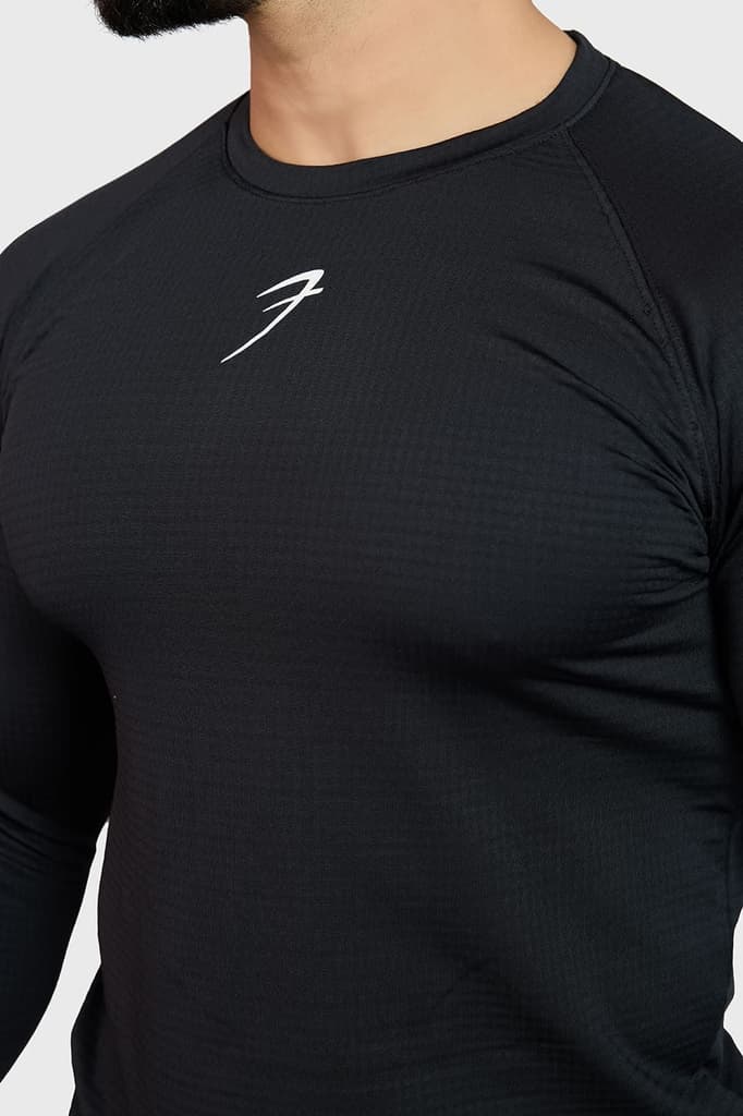 Midnight Fullsleeves T-shirt Black — photo 3