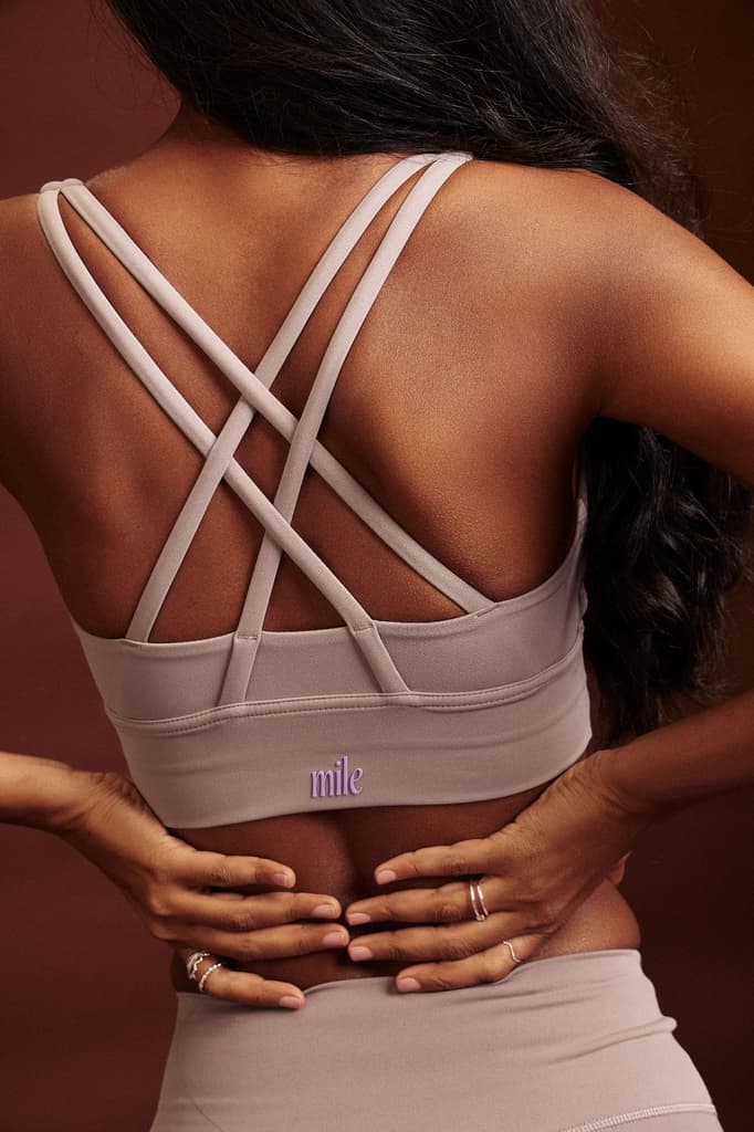 Lavender OnTheGo Cross Back Sports Bra — photo 3