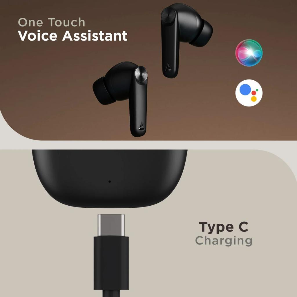 boAt Airdopes Atom 83 | True Wireless Earbuds with up to 50 Hours Playtime, Quad Mics with ENx™ Technology, 13mm Drivers, BEAST™ Mode, ASAP™ Charge — photo 7