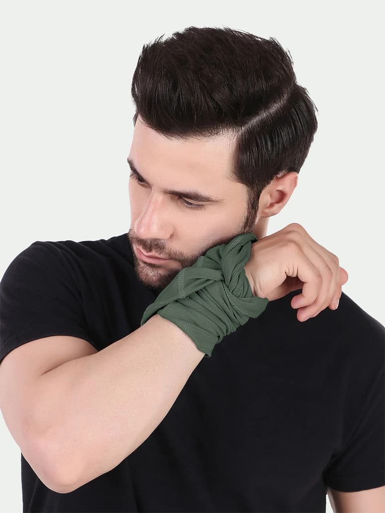 Unisex Bandana Masks - Plain (Pack of 1) — photo 4