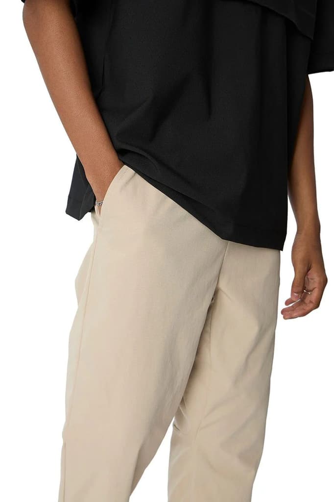 Versatile Relaxed Fit Trousers // Khaki — photo 2