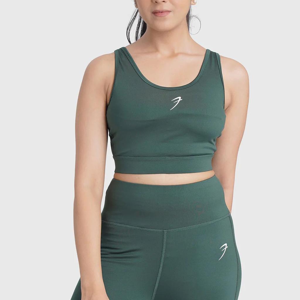 Active Full Support Sports Bra Green