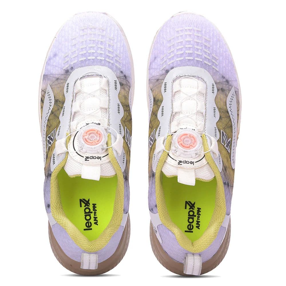 LEAP7X BOUNCEBUDE Green Sports Non Lacing Jogging Shoes for Kids by Liberty — photo 8