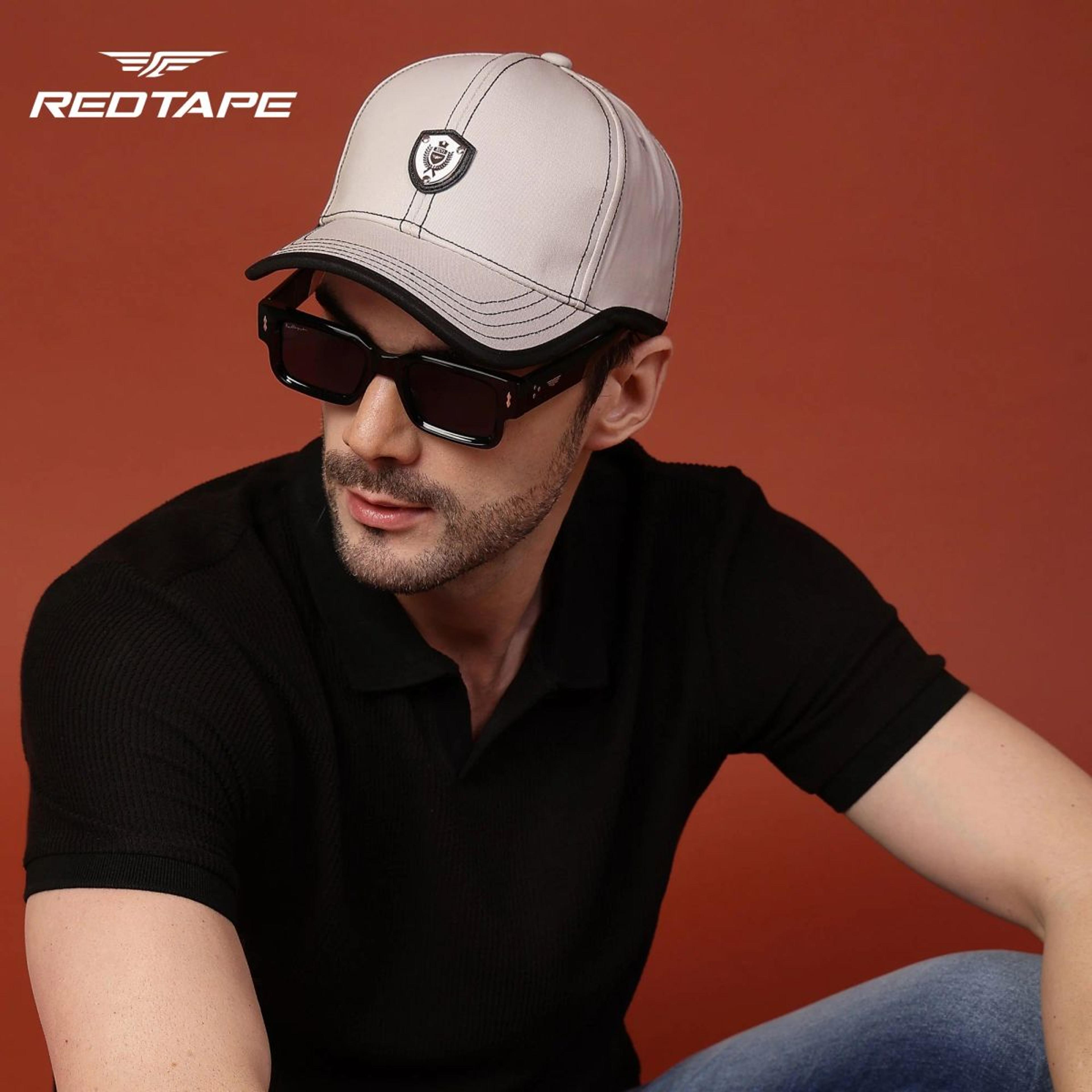Unisex Grey Solid Cotton Twill Baseball Cap with Adjustable Strap