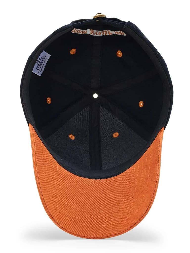 Dual Color Cotton Navy Unisex Cap — photo 4