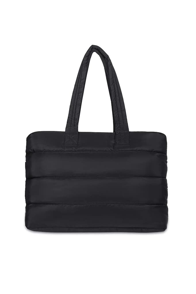 Pack of 2 Puffer bags // Black On Black