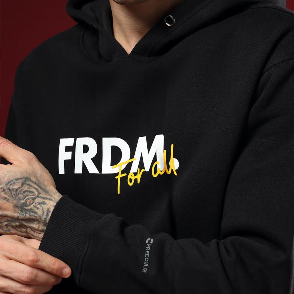 FRDM. Black Hoodie