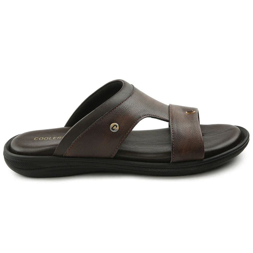 Coolers Brown Casual Slipper For Men VCL-24 By Liberty — photo 2