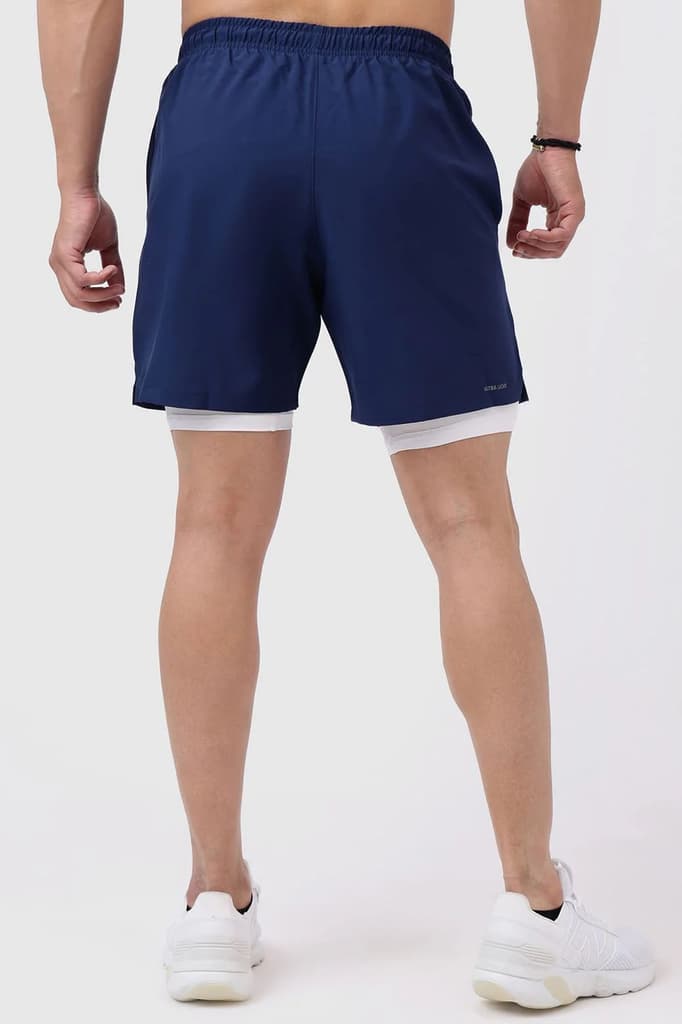 2 in 1 Compression Shorts Navy — photo 6