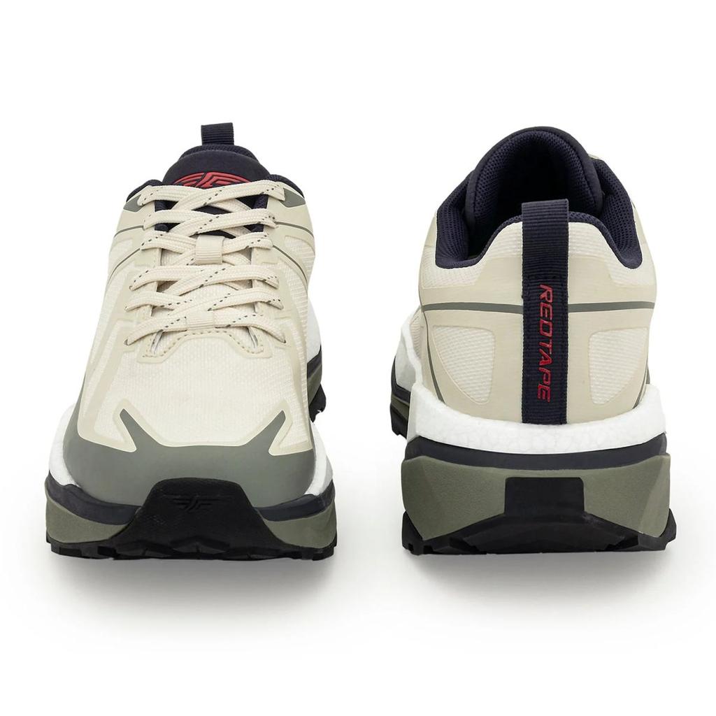 Athleisure Sports Shoes for Men in Off White and Olive | Low-Cut Shoes. — photo 4