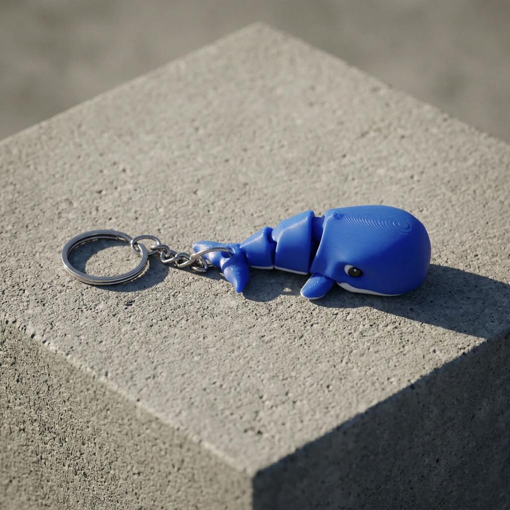 Whale Keychain