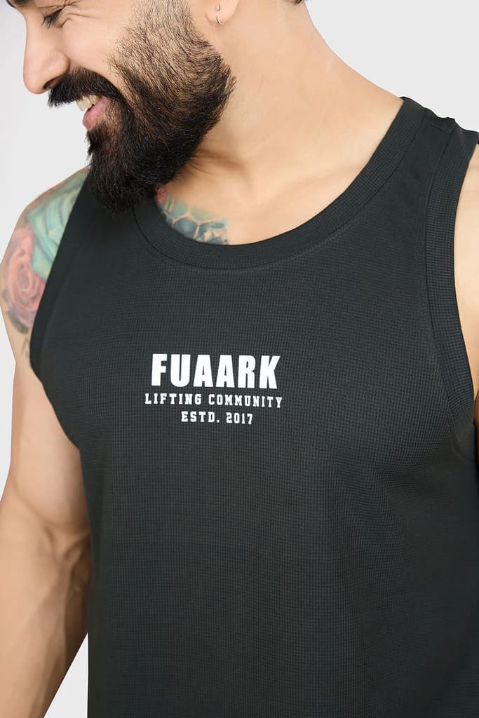 Drip Oversized Tank Olive — photo 3