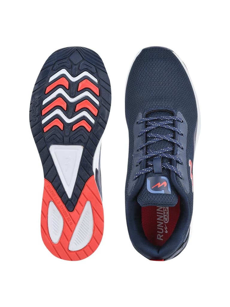 CAMP-STARDOM Navy Men's Running Shoes — photo 4