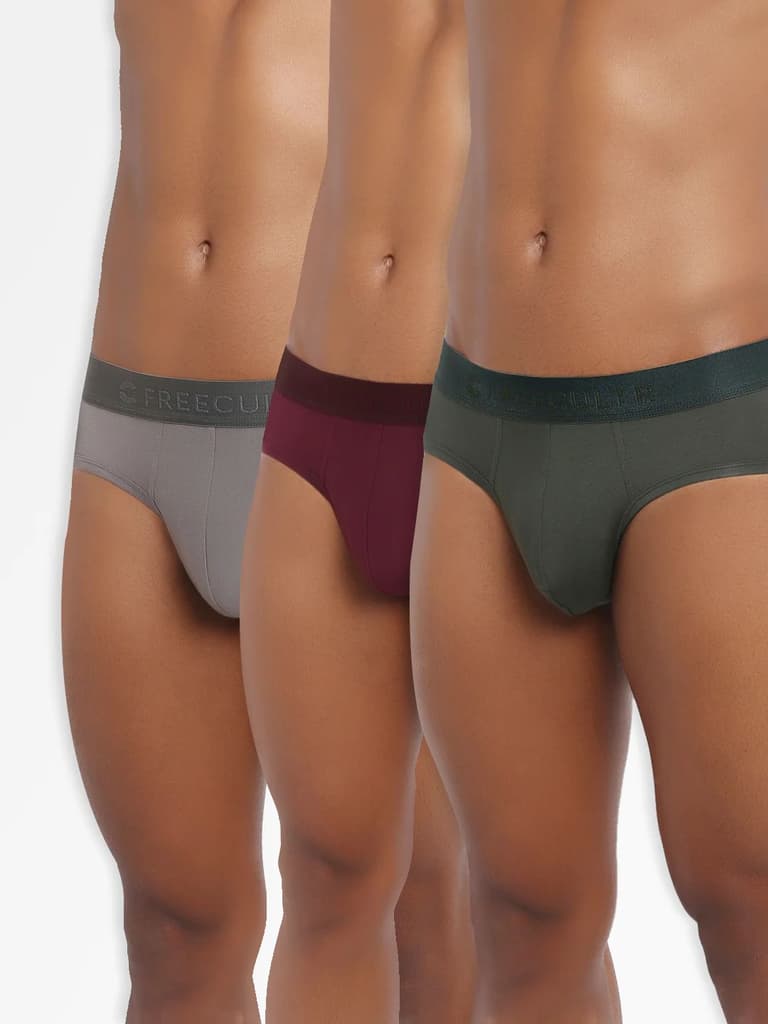 Men's Anti-Bacterial Micro Modal Brief in Solid Waistband (Pack of 3) — photo 2