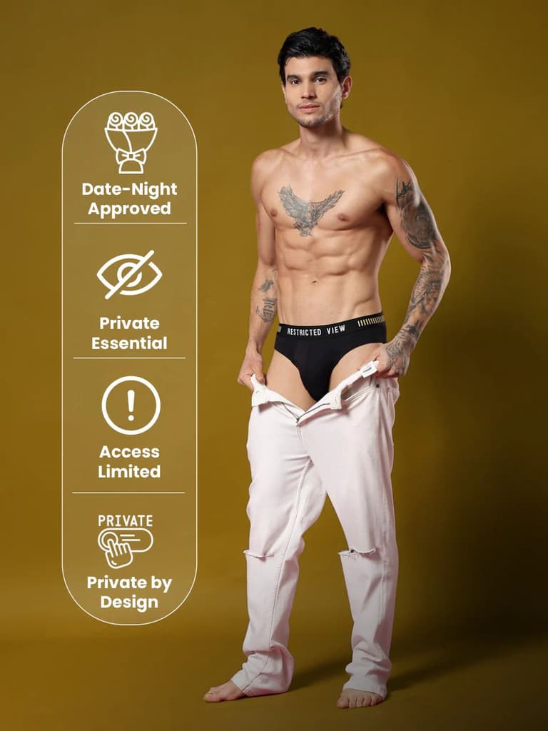Statement Men's Brief "Restricted View" — photo 4