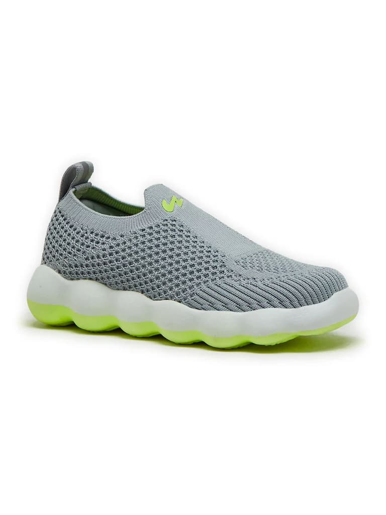 TOON KIDS Grey Kids Walking Shoes — Grey / 7