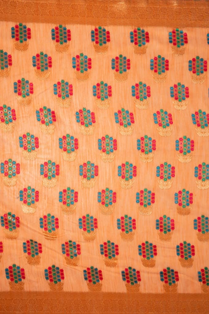 Mimosa Women's Woven Design Banarasi Style Art Silk Saree With Blouse Piece : SA00001595PCFREE — photo 8