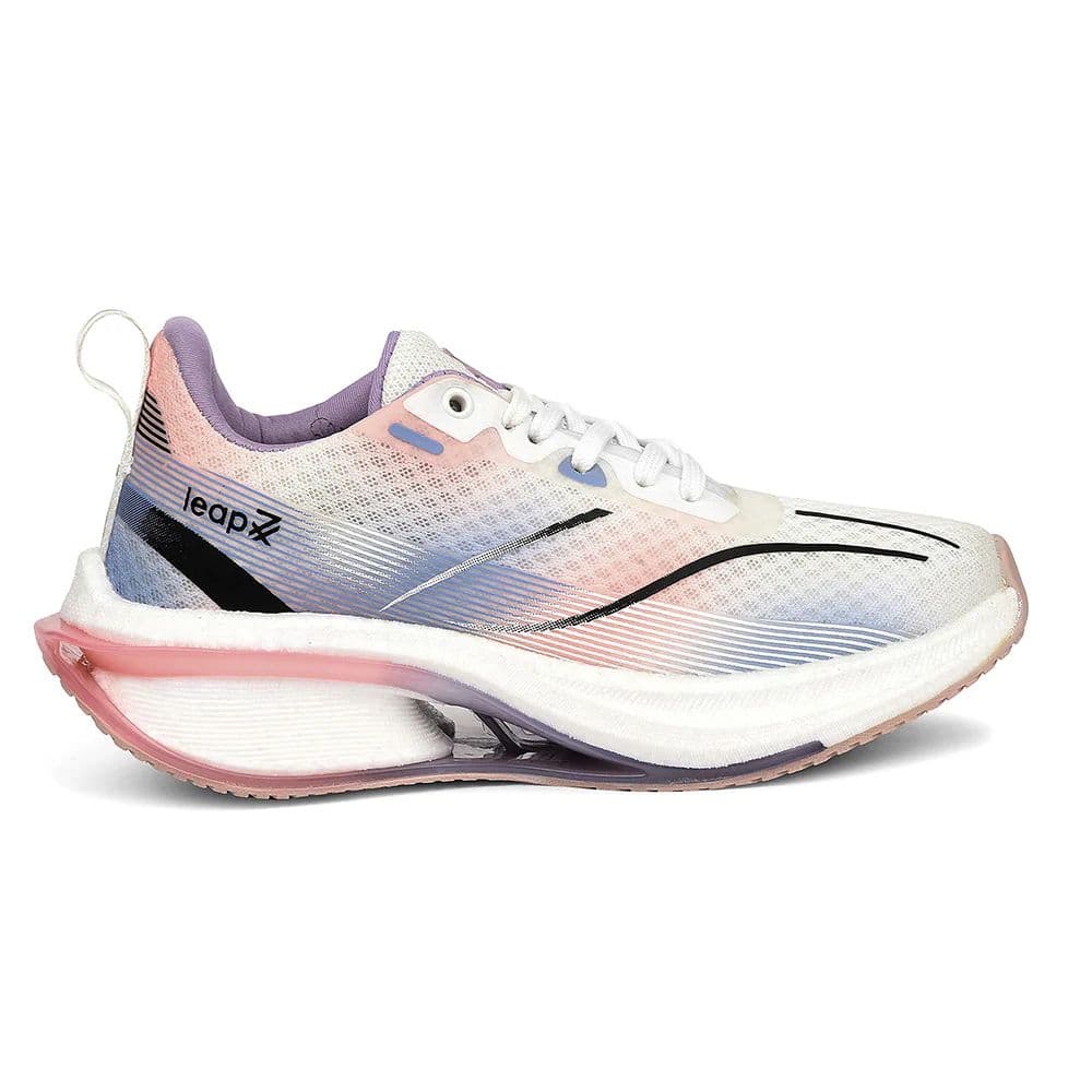 Leap7x Purple Sports Lacing Running Shoes For Women ARMENIA By Liberty — photo 2