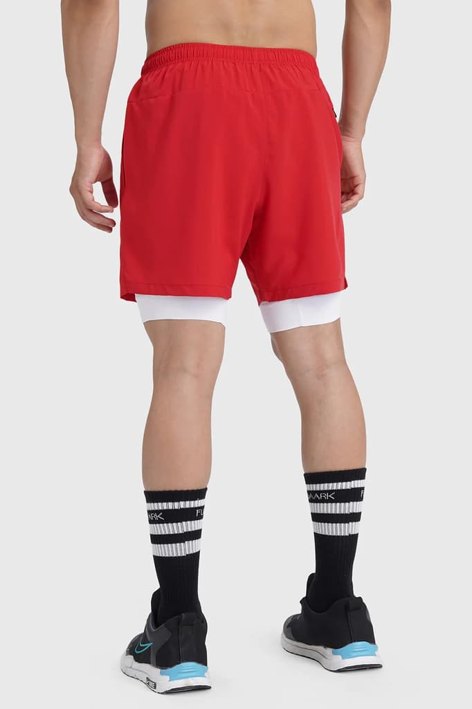 2 in 1 Laser Shorts Red — photo 7