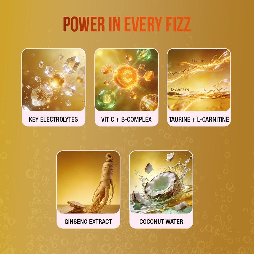 Electrolyte Boost Effervescent Tablets Energize & Replenish