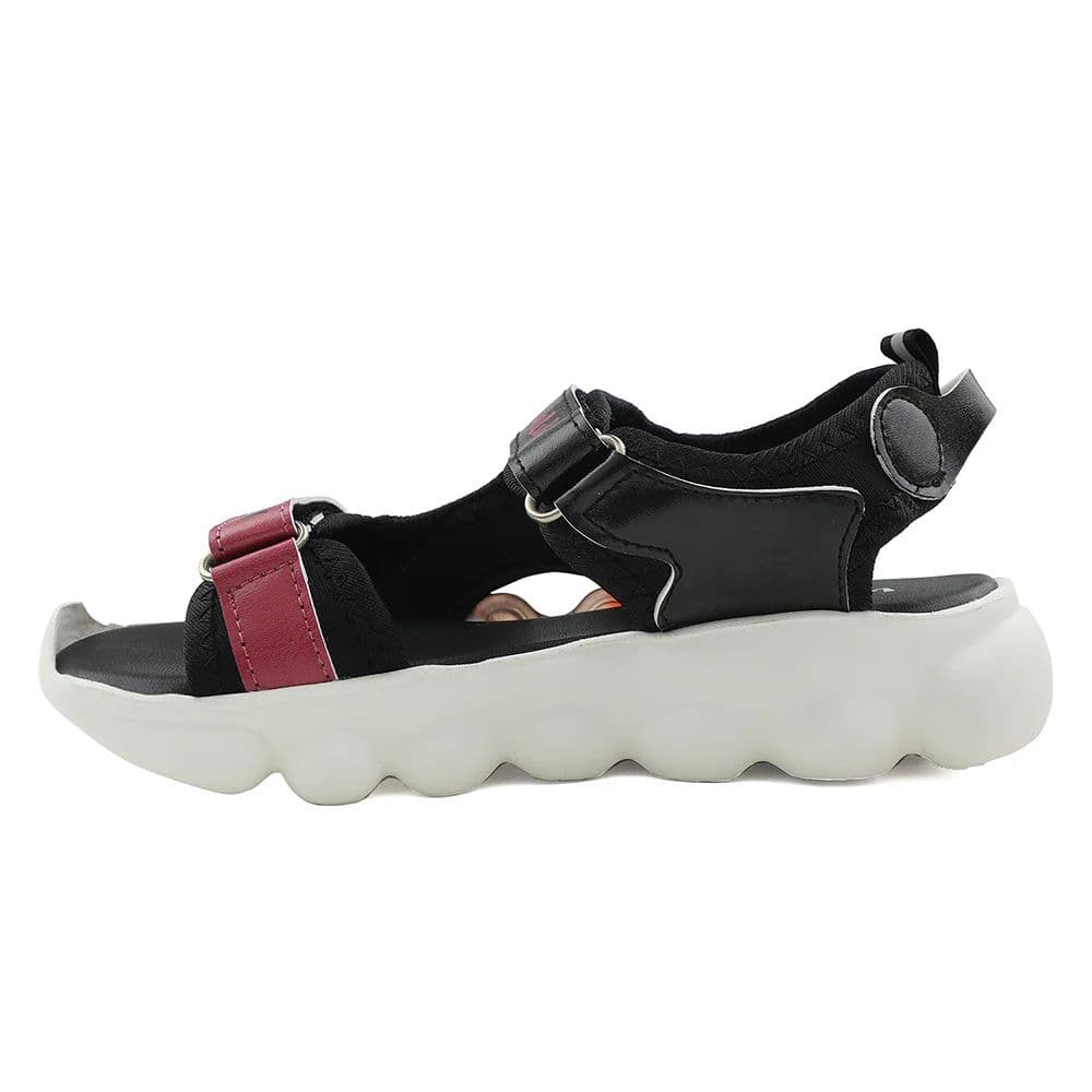 Lucy & Luke Black Casual Sandal For Kids SWINGS-1 By Liberty — photo 3