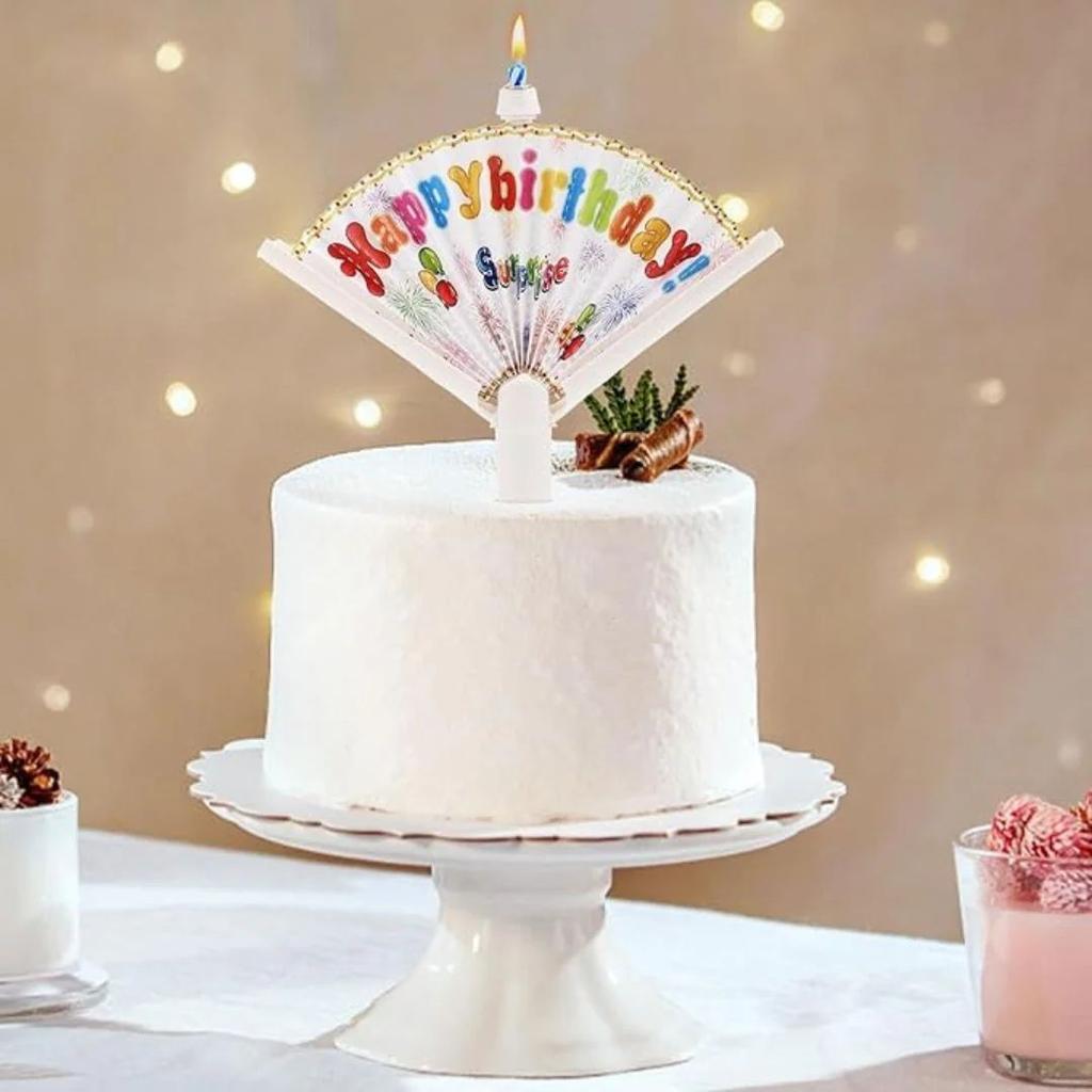 Surprise Pop-Up Banner Birthday Candle — photo 2