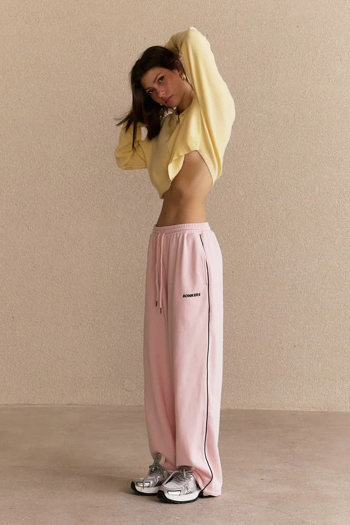 Soft Pink Track Pants — photo 6