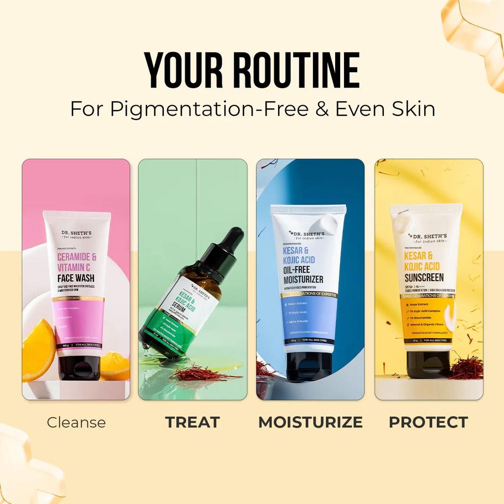 Kesar & Kojic Acid Anti-Pigmentation Trio