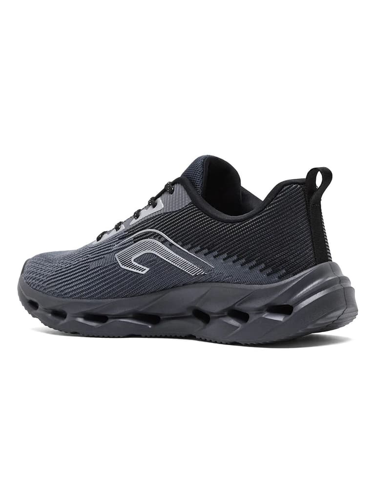 LOOPD Black Men's Running Shoes — Black / 6