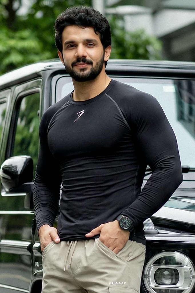 Compression Fullsleeves T-shirt Black — photo 8