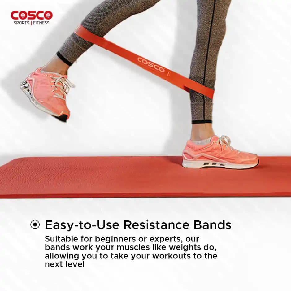 Cosco Stretch Resistance Band| Set Of 5|Made In India — photo 2