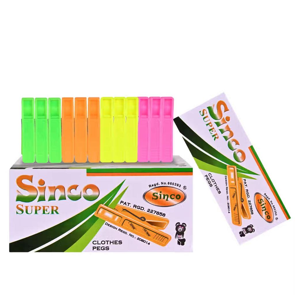 Sinco Super Cloth Clips / Cloth Pegs - Pack of 1 (12 Pieces) — photo 2