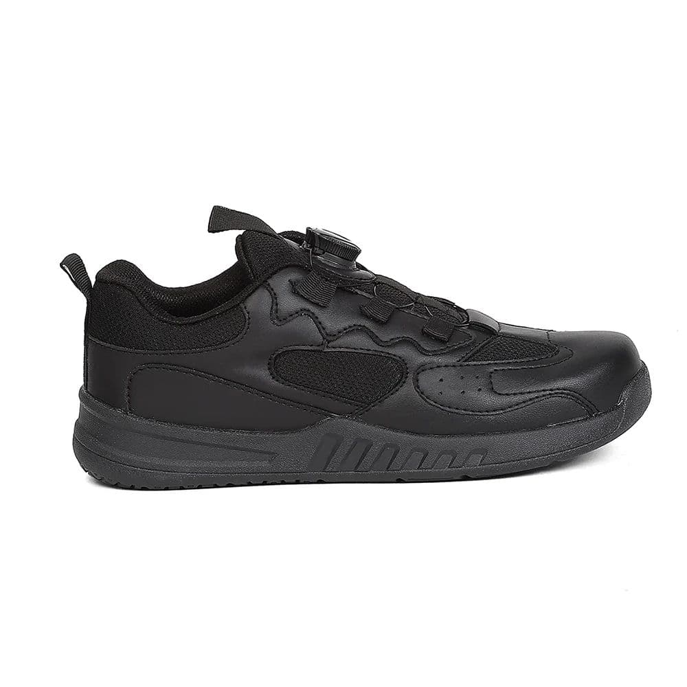 Leap7X SKOLGAMEBO Kids' Black School Shoes - SCHOOL TWIST & GO with Memory Foam Comfort — photo 3
