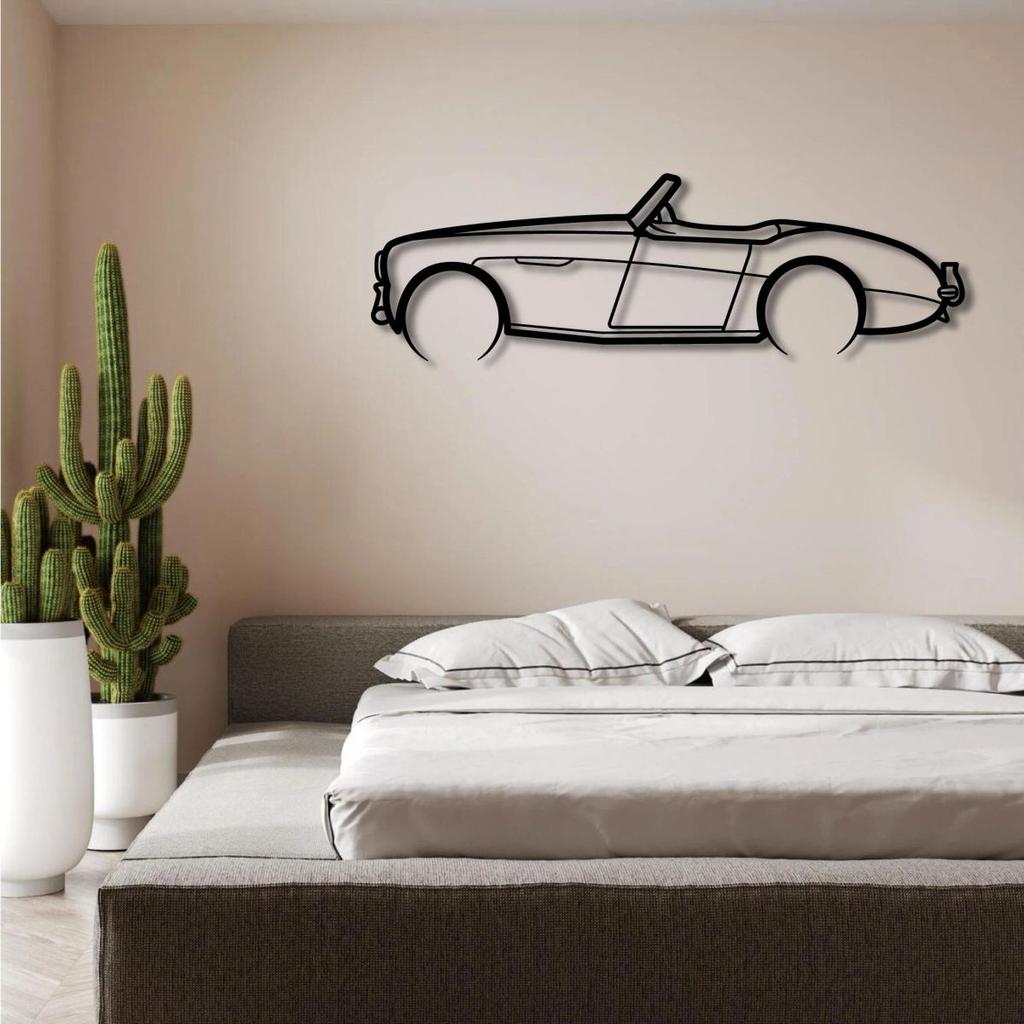 1956 AUSTIN HEALEY 100 METAL WALL ART — photo 3