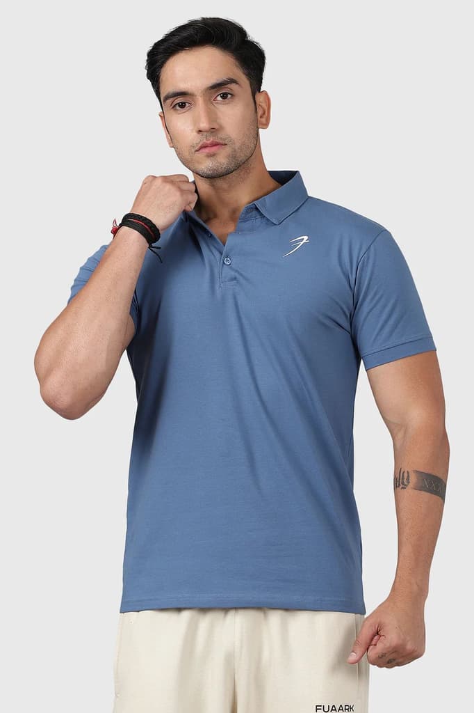Polo T-shirt Dusk Blue — S
