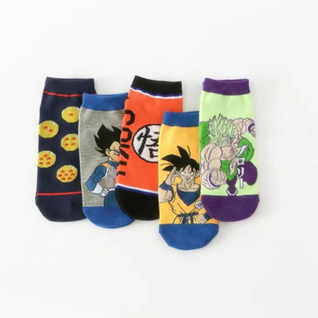 Dragon Ball Z Ankle Socks (Set of 5) | Soxy Anime Gift Set — photo 2